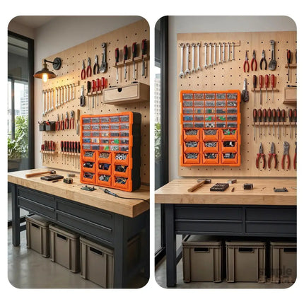 Giantz Tool Organizer 39-Drawer Hardware Cabinet Screw Storage Box Anti-Drop - Tools > Tools Storage > Tool Boxes