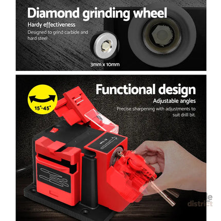 Giantz Tool Sharpener Electric Drill Bit Knife Scissor Chisel Planer Grinder - Tools > Power Tools > Chainsaws