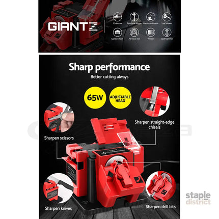 Giantz Tool Sharpener Electric Drill Bit Knife Scissor Chisel Planer Grinder - Tools > Power Tools > Chainsaws