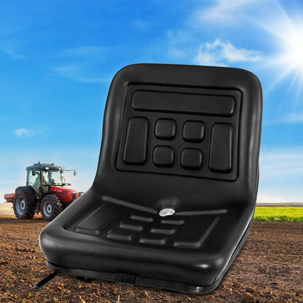 Giantz Tractor Seat Forklift Excavator Universal Suspension Truck Chair PU Leather - Auto Accessories > Auto