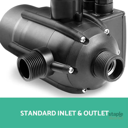 Giantz Water Pressure Pump Controller Auto Switch Control Electric Electronic Black - Tools > Pumps > Irrigation Pumps