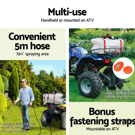 Giantz Weed Sprayer 100L 1.5M Fixed Boom Garden Spray - Home & Garden > Garden Tools > Herbicides