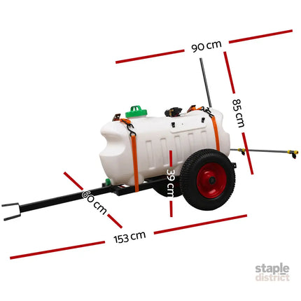 Giantz Weed Sprayer 100L Trailer 1.5M Boom Garden Spray - Home & Garden > Garden Tools > Herbicides