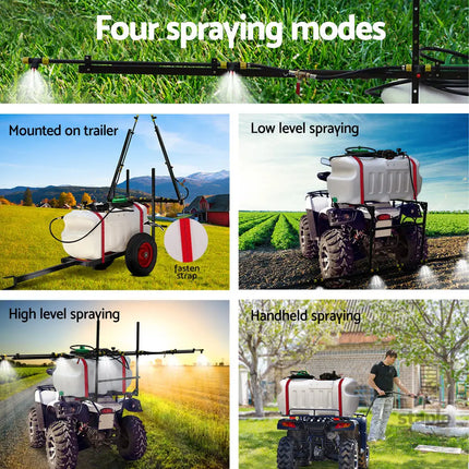 Giantz Weed Sprayer 100L Trailer 3M Boom Garden Spray - Home & Garden > Garden Tools > Herbicides