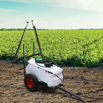 Giantz Weed Sprayer 100L Trailer 3M Boom Garden Spray - Home & Garden > Garden Tools > Herbicides