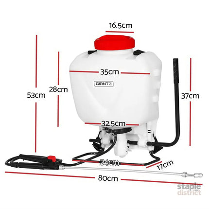 Giantz Weed Sprayer 15L Knapsack Backpack Garden Spray - Home & Garden > Garden Tools > Herbicides