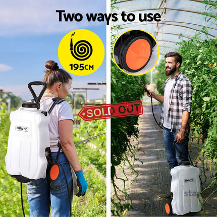 Giantz Weed Sprayer Electric 20L Backpack Trolley - Home & Garden > Garden Tools > Herbicides