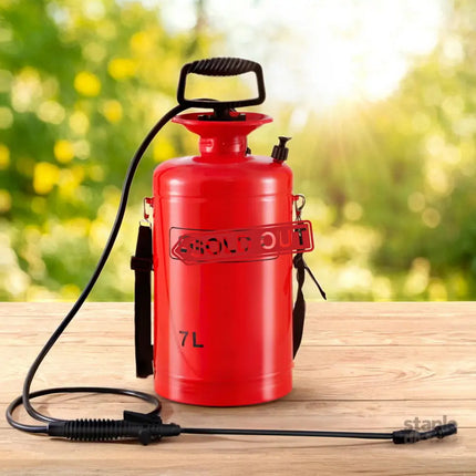 Giantz Weed Sprayer Pressure 7L Shoulder Pesticide Metal - Home & Garden > Garden Tools > Gardening Accessories