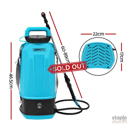 Giantz Weed Sprayer Pressure 8L Shoulder Pesticide - Home & Garden > Garden Tools > Herbicides