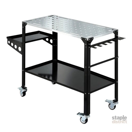 Giantz Welding Table Cart with Tool Storage 130KG Capacity Mobile Workstation - Tools > Tools Storage > Utility Trolleys