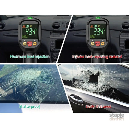 Giantz Window Tint Film Black Roll 35% VLT Home 152cm X 30m Tinting Tools Kit - Auto Accessories > Auto Accessories