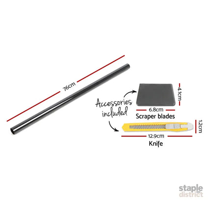 Giantz Window Tint Film Black Roll 5% VLT Home House 76cm X 7m Tinting Tools - Auto Accessories > Auto Accessories