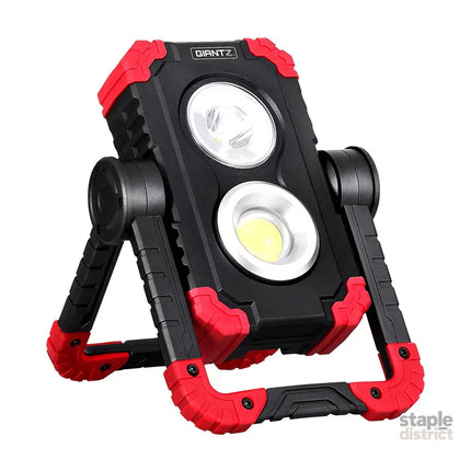Giantz Work Light Rechargeable Torch USB Cordless LED Lamp Rotation Folding - Outdoor Recreation > Camping > Camping