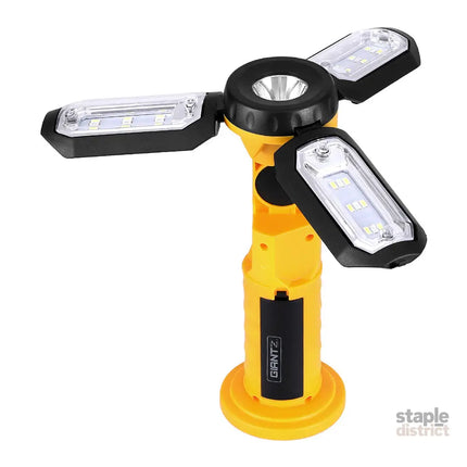 Giantz Work Light Rechargeable USB Cordless LED Lamp Hook Rotation Folding - Sports & Fitness > Exercise Gym & Fitness