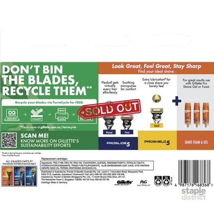 Gillette Fusion 5 Cartridges 12pk-2050059012560523265