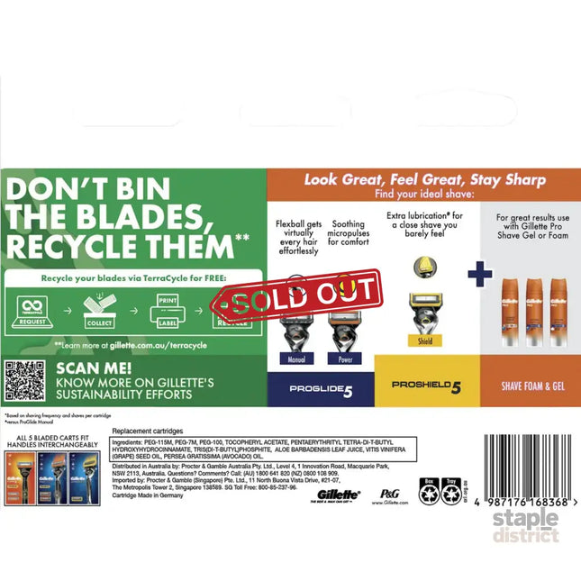 Gillette Fusion 5 Cartridges 12pk-2050059012560523265
