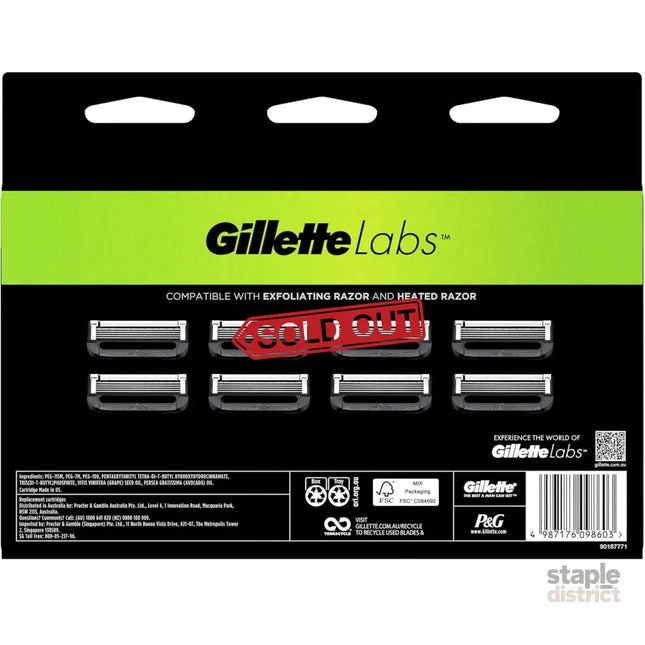 Gillette Labs Cartridges 8pk-2050059012191424513