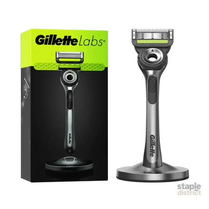 Gillette Labs Razor Handle +2 Cartridges & Magnetic Stand-2050059012002680832