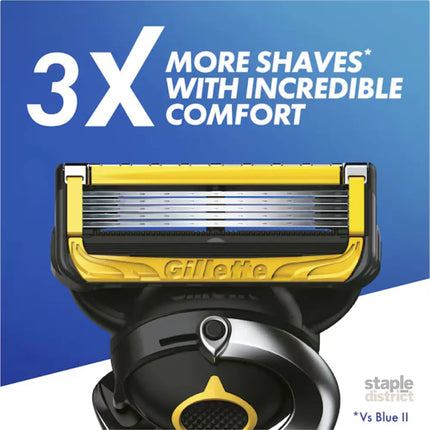 Gillette Pro Shield 5 Handle +2 Cartridges-2050059012925427714