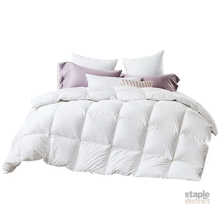 Giselle Bedding 500GSM Duck Down Feather Quilt Queen - Home & Garden > Bedding > Quilts & Duvets