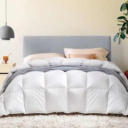 Giselle Bedding 500GSM Goose Down Feather Quilt King - Home & Garden > Bedding > Quilts & Duvets