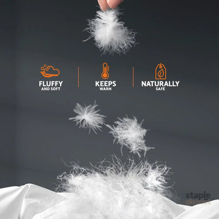 Giselle Bedding 500GSM Goose Down Feather Quilt Queen - Home & Garden > Bedding > Quilts & Duvets