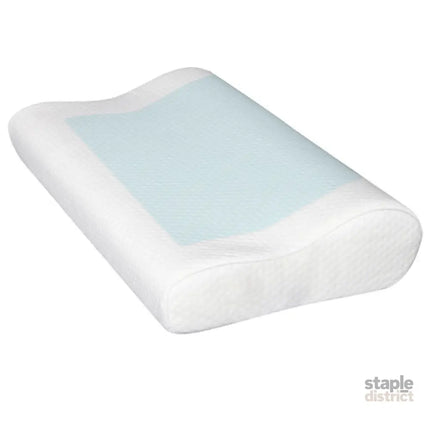 Giselle Bedding Contour Pillow Cool Gel Twin Pack - Home & Garden > Bedding > Pillows