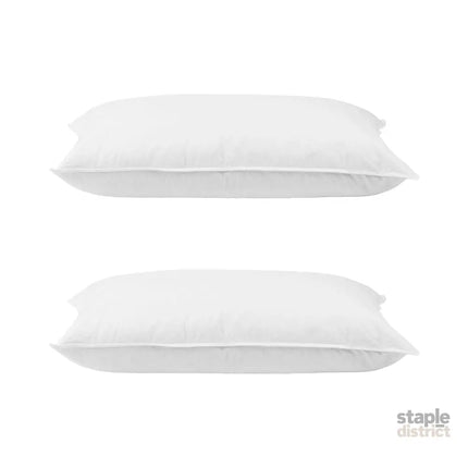 Giselle Bedding Duck Feather Down Pillow Twin Pack - Home & Garden > Bedding > Pillows