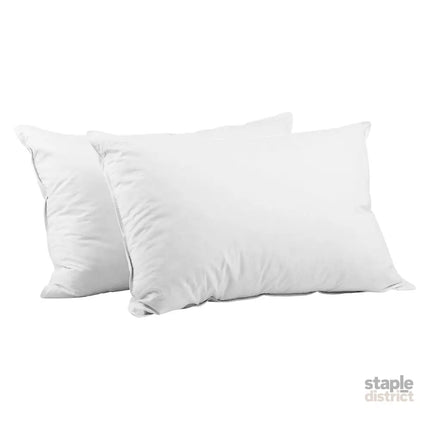 Giselle Bedding Goose Feather Down Pillow Twin Pack - Home & Garden > Bedding > Pillows