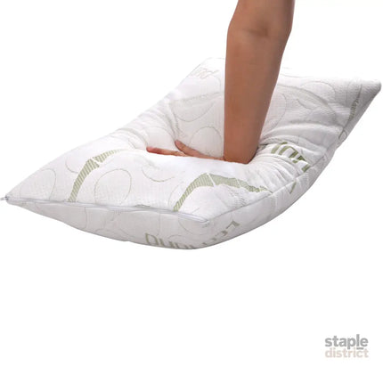Giselle Bedding Memory Foam Pillow Bamboo Twin Pack - Home & Garden > Bedding > Pillows