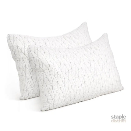 Giselle Bedding Memory Foam Pillow King Size Twin Pack - Home & Garden > Bedding > Pillows