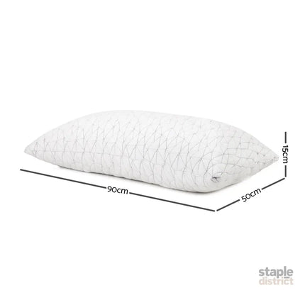 Giselle Bedding Memory Foam Pillow King Size Twin Pack - Home & Garden > Bedding > Pillows