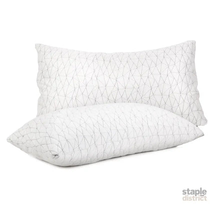 Giselle Bedding Memory Foam Pillow King Size Twin Pack - Home & Garden > Bedding > Pillows