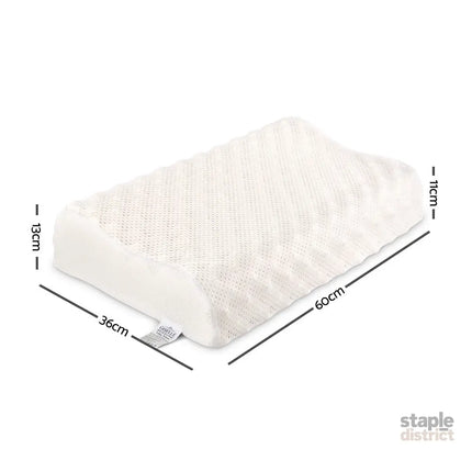 Giselle Bedding Natural Latex Pillow Twin Pack - Home & Garden > Bedding > Pillows