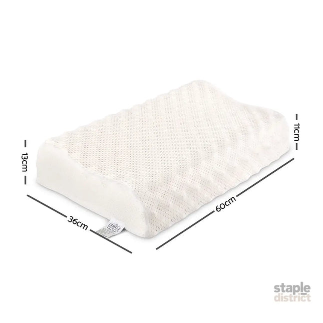Giselle Bedding Natural Latex Pillow Twin Pack - Home & Garden > Bedding > Pillows