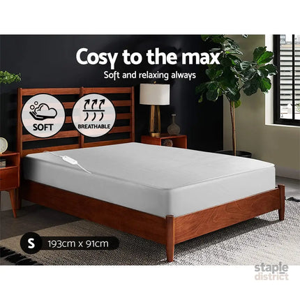 Giselle Bedding Single Size Electric Blanket Polyester - Home & Garden > Bedding > Blankets & Throws