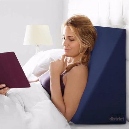 Giselle Bedding Wedge Pillow Blue - Home & Garden > Bedding > Pillows