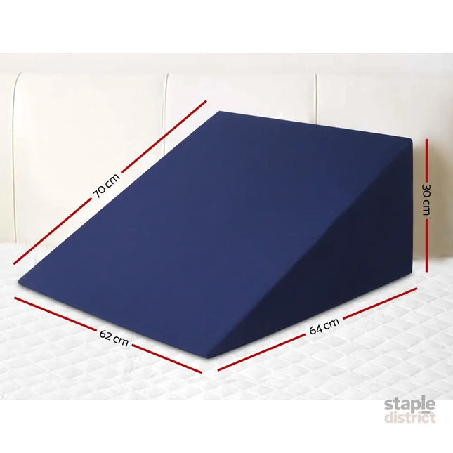 Giselle Bedding Wedge Pillow Blue - Home & Garden > Bedding > Pillows