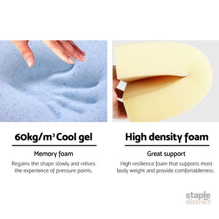 Giselle Bedding Wedge Pillow Blue - Home & Garden > Bedding > Pillows