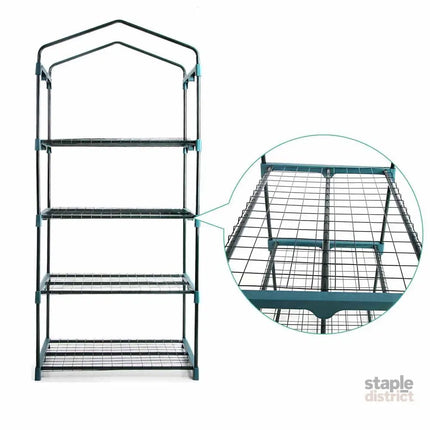 Green Fingers Greenhouse 4 Tiers Mini Green House Garden Bed Planter Box 1.6x0.7x0.5M - Home & Garden > Greenhouses >