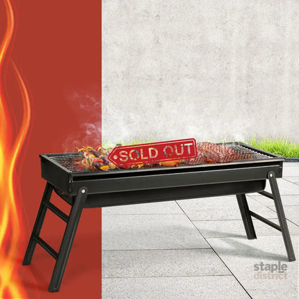 Grillz BBQ Grill Charcoal Smoker Foldable - Home & Garden > BBQ > BBQ Tools