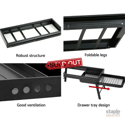 Grillz BBQ Grill Charcoal Smoker Foldable - Home & Garden > BBQ > BBQ Tools