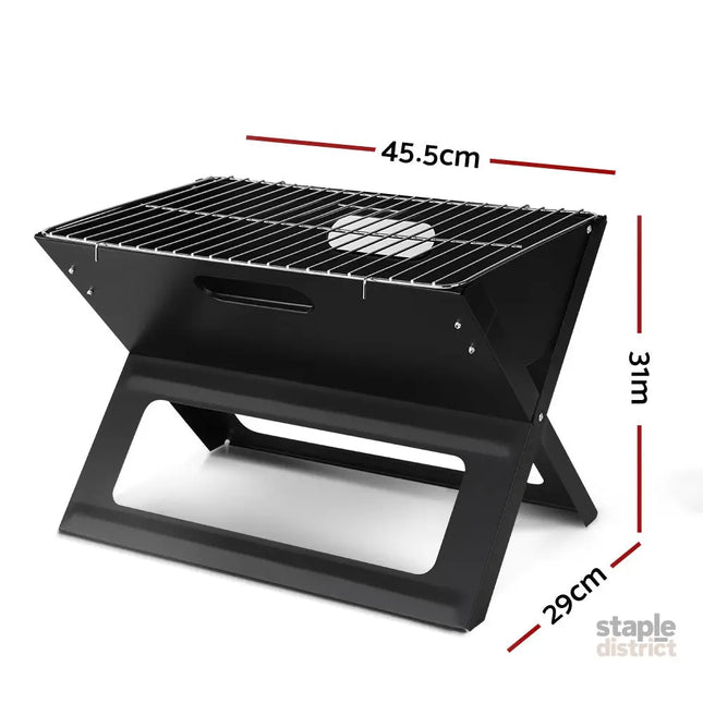 Grillz BBQ Grill Charcoal Smoker Foldable - Home & Garden > BBQ > BBQ Tools