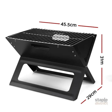 Grillz BBQ Grill Charcoal Smoker Foldable - Home & Garden > BBQ > BBQ Tools