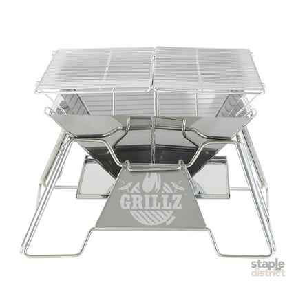 Grillz Fire Pit BBQ Grill with Carry Bag Portable - Home & Garden > BBQ > BBQ Tools