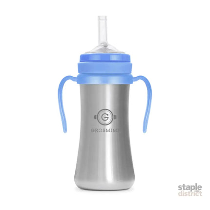 Grosmimi Stainless Straw Cup 200ml Gold brown-2006733469291515907