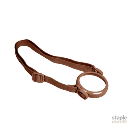 Grosmimi Straw Cup Strap Gold Brown-2006733470591750144