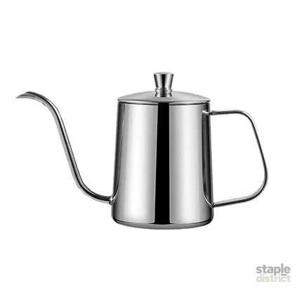 Hand Drip Coffee Pot Stainless Steel Fine Spout Hanging Ear Filter Cup Kettle - Silver - Appliances > Kitchen