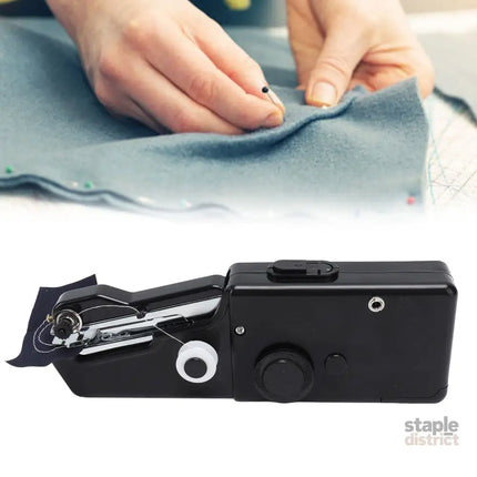 Handheld Sewing Machine Smoothing Stitching Portable Electric Sewing Tool for Home Travel Black - Appliances > Washers