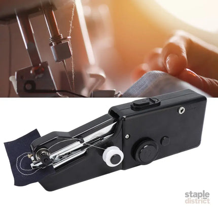 Handheld Sewing Machine Smoothing Stitching Portable Electric Sewing Tool for Home Travel Black - Appliances > Washers